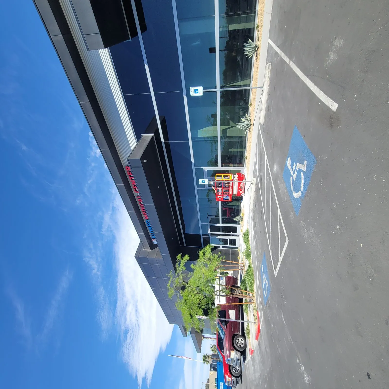Alonso Medical Center commercial window tinting exterior Las Vegas