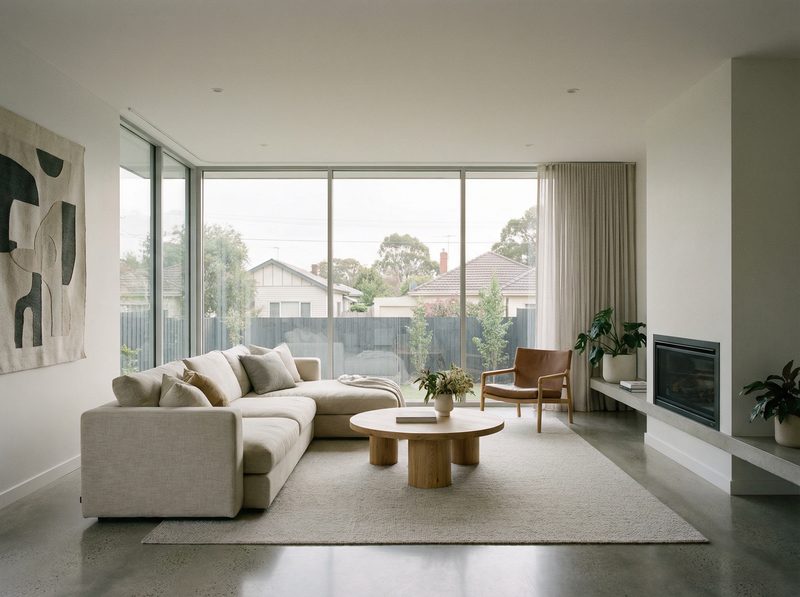 Aurora 35 window film - elegant dining room