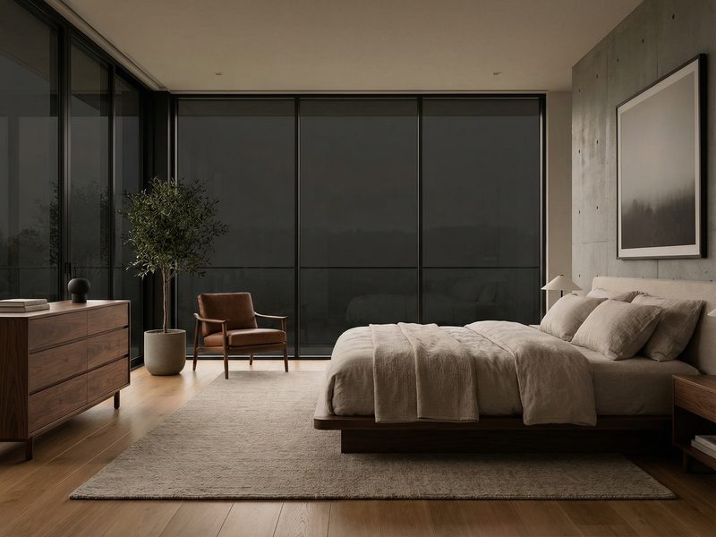 Twilight 20 window film - arched windows privacy