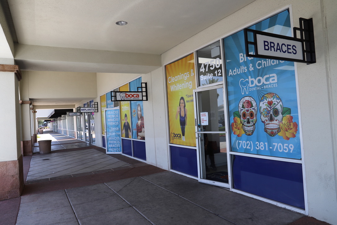 Commercial storefront window graphics full scope Henderson NV