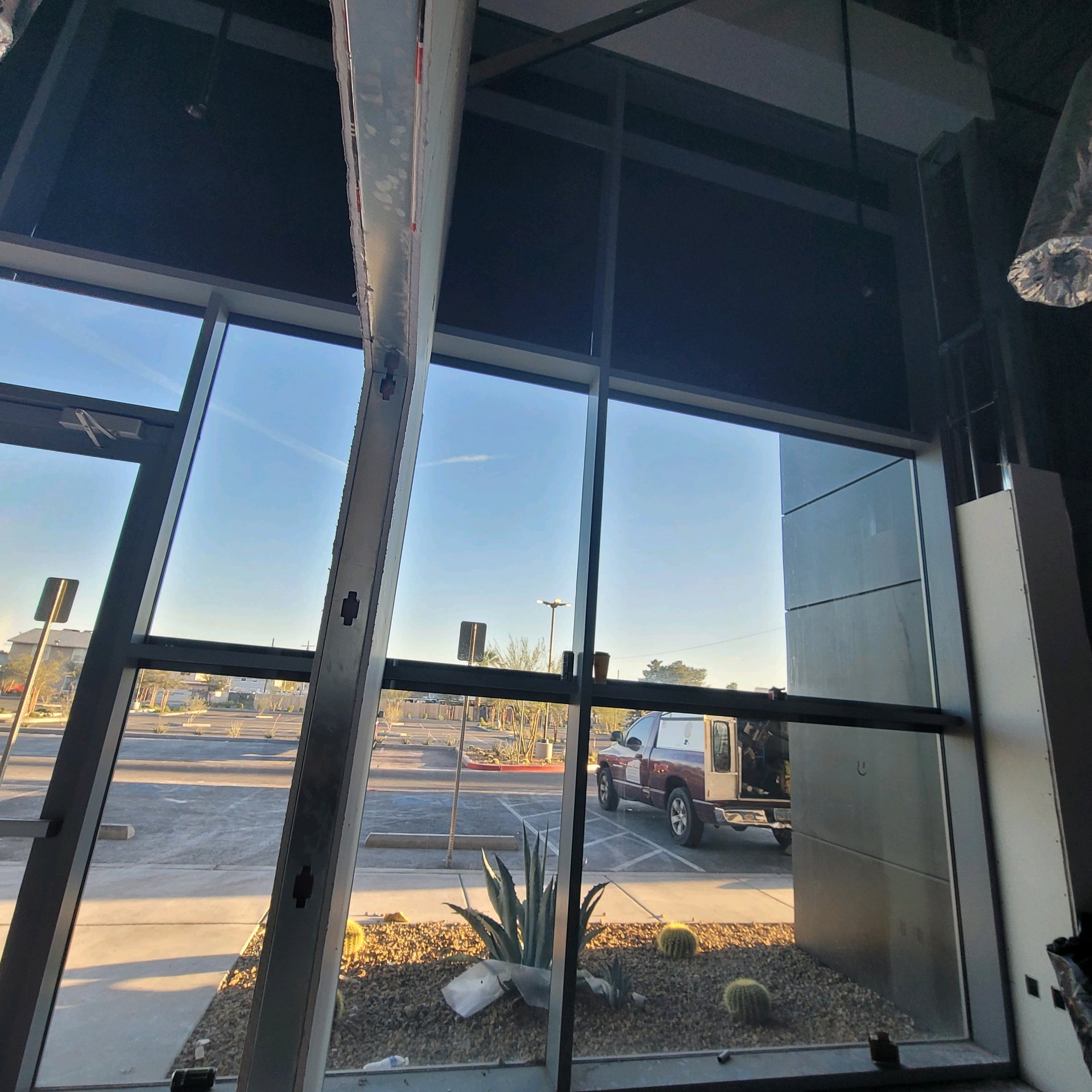 Medical center interior after commercial solar tinting