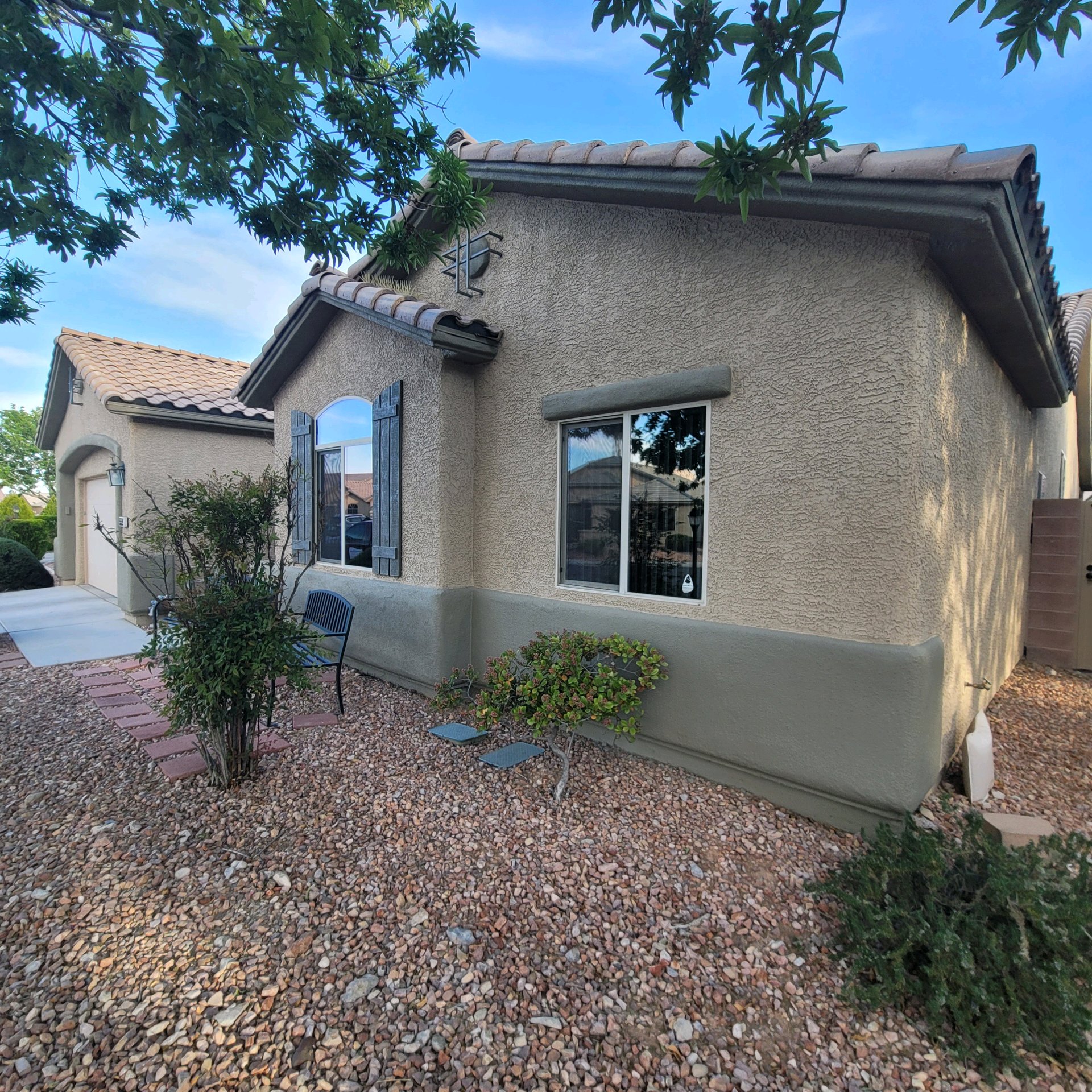 Home side windows after solar film wide view