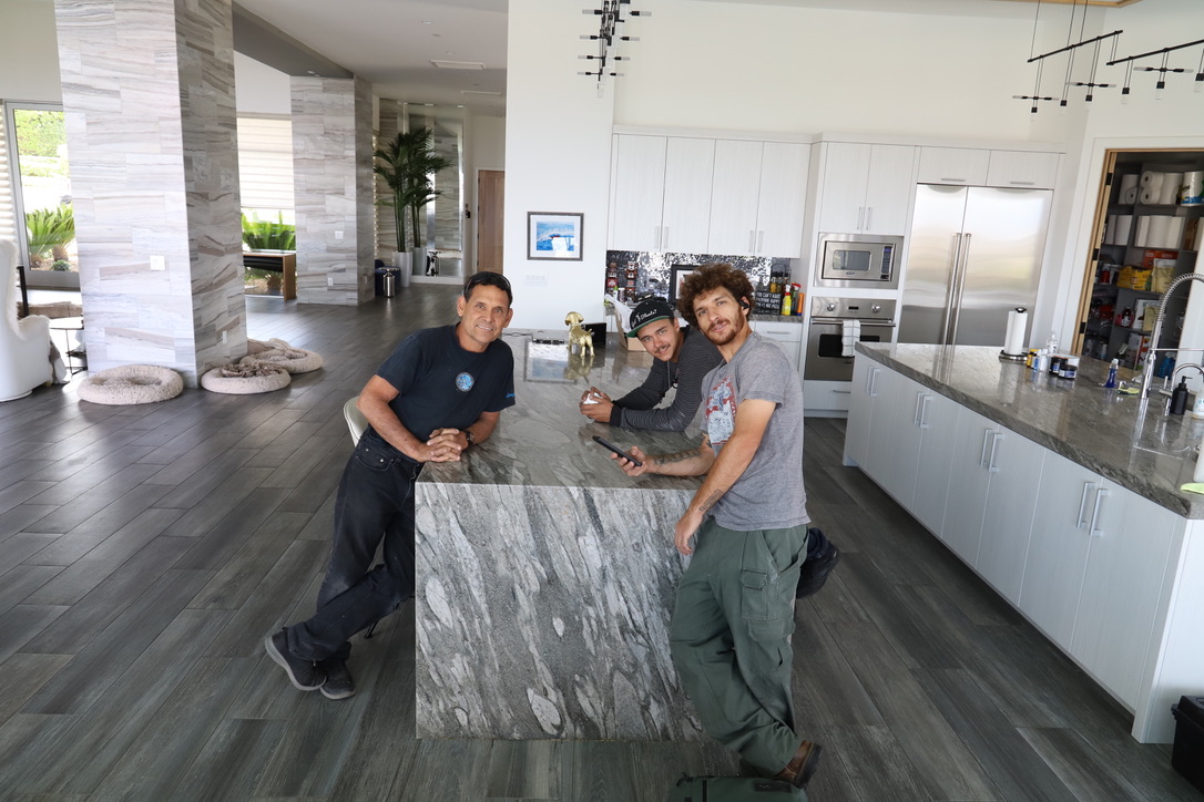 Seymour Clearly team with happy client